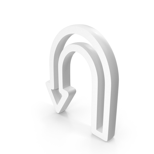 White U Turn Arrow Outline Icon PNG Images & PSDs for Download ...