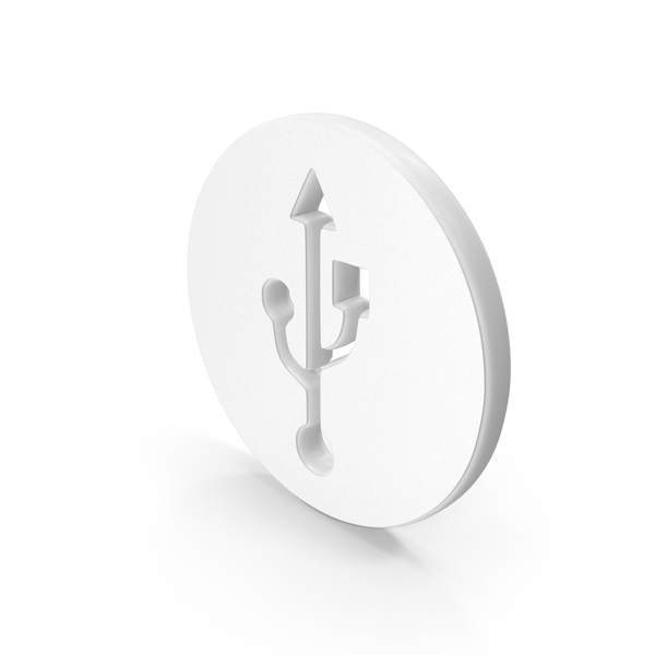 Symbols: White USB Circular Symbol PNG & PSD Images Symbols: White USB Circular Symbol PNG & PSD Images
