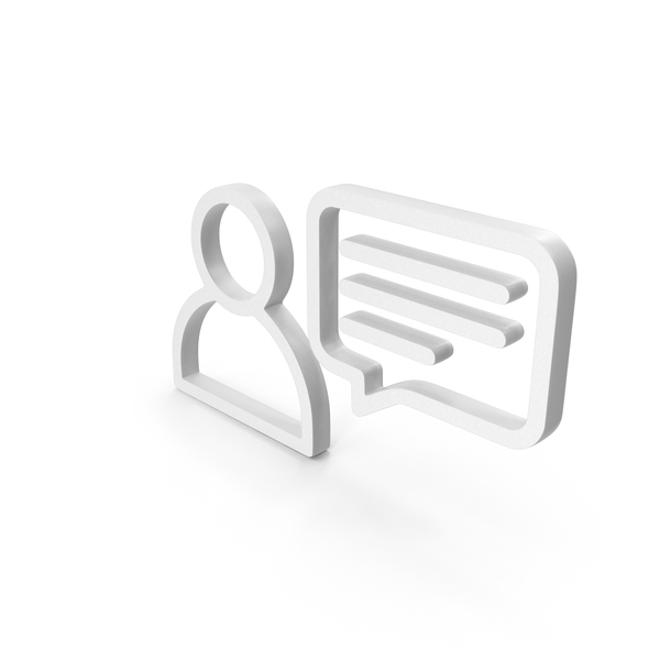 Symbols: White User With Message Chat Symbol PNG & PSD Images Symbols: White User With Message Chat Symbol PNG & PSD Images