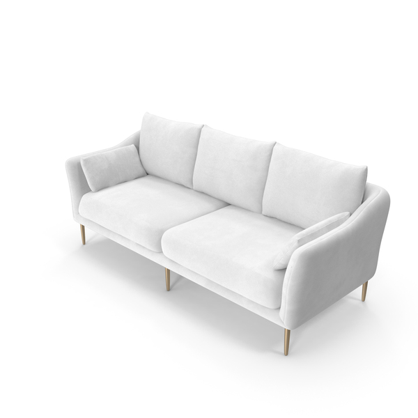White Velvet Sofa PNG & PSD Images White Velvet Sofa PNG & PSD Images