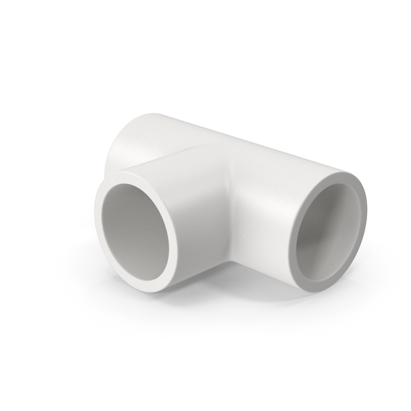 White Water Plastic Pipe Tee PNG & PSD Images