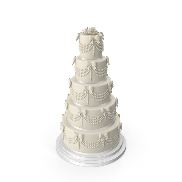 White Wedding Cake with Pearls and Bows PNG & PSD Images White Wedding Cake with Pearls and Bows PNG & PSD Images