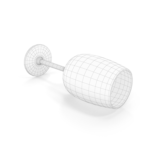 White Wine Glass Tipped Over Wireframe PNG & PSD Images White Wine Glass Tipped Over Wireframe PNG & PSD Images