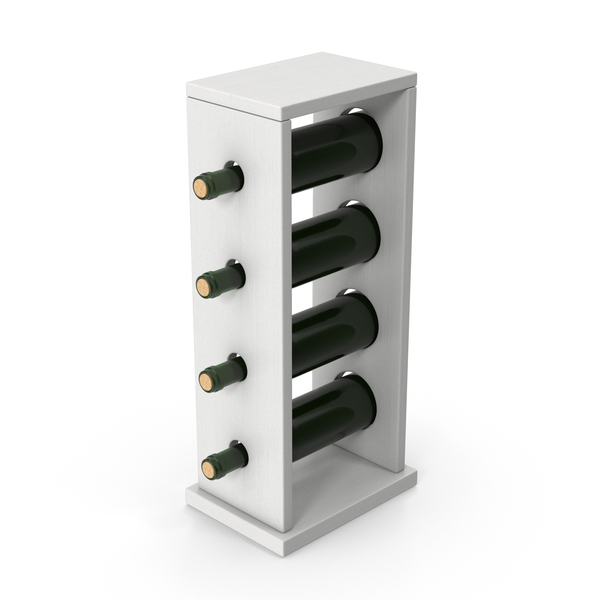 Bottle: White Wine Rack And Bottles PNG & PSD Images