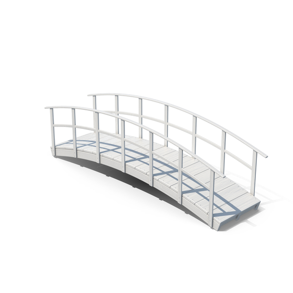 White Wooden Bridge PNG & PSD Images
