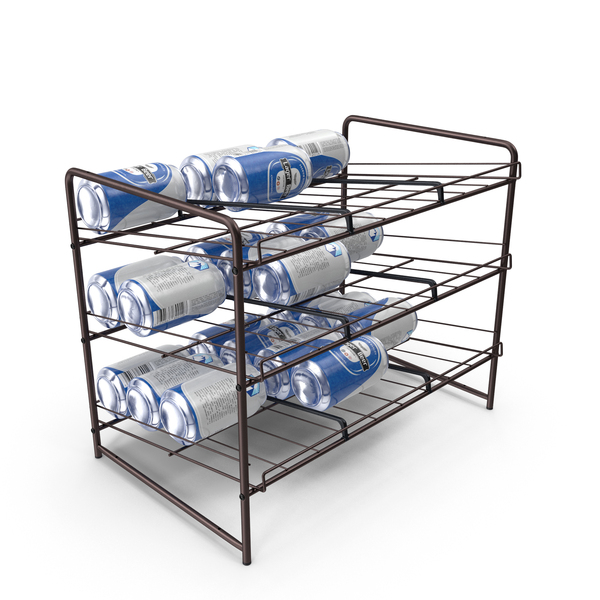 Wide Can Dispenser Bronze With Beer Cans PNG & PSD Images