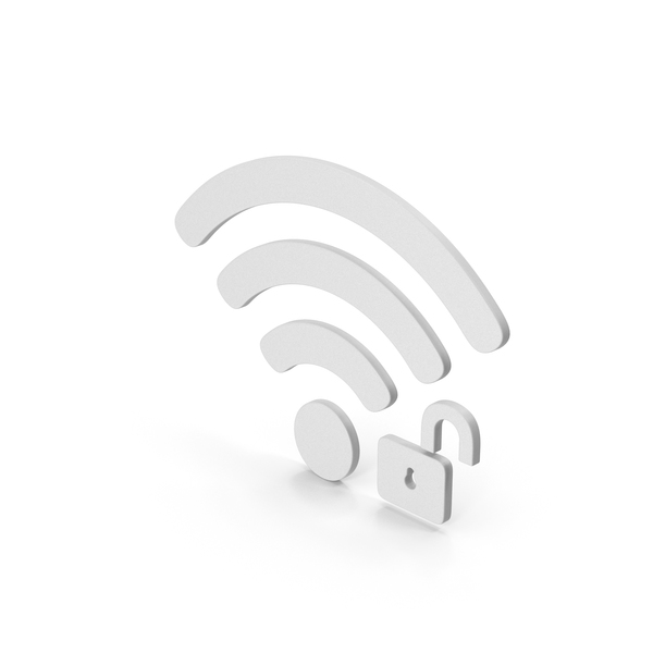 Wi Fi: WIFI Unlocked Symbol PNG & PSD Images