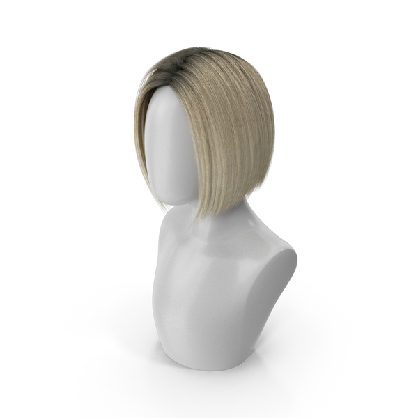 Wig Bob Hairstyle Blond PNG & PSD Images Wig Bob Hairstyle Blond PNG & PSD Images