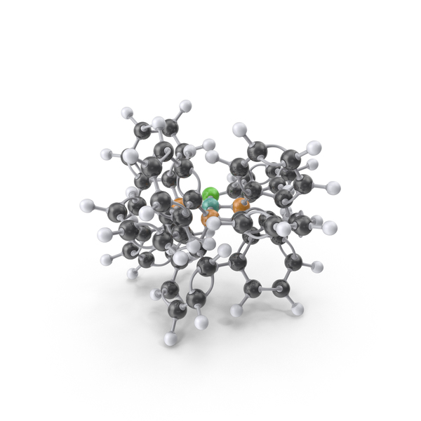 Wilkinson's Сatalyst Molecule PNG & PSD Images Wilkinson's Сatalyst Molecule PNG & PSD Images