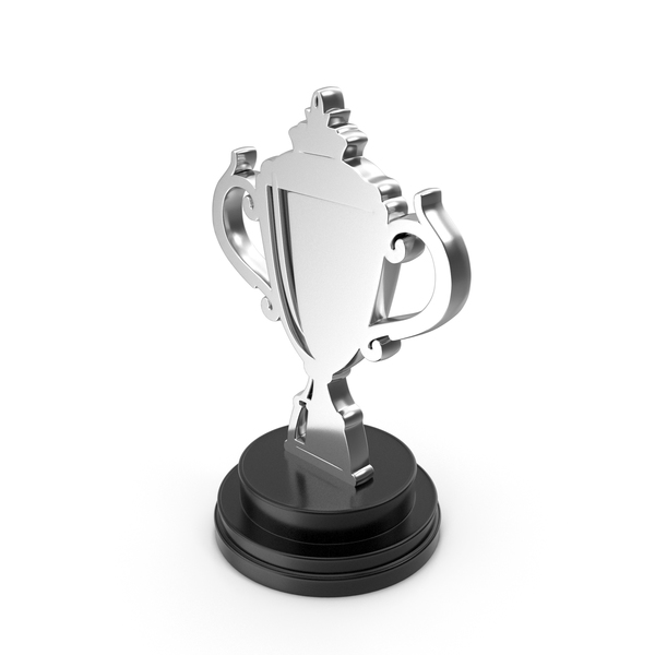 Win Trophy Award Cup Silver PNG & PSD Images
