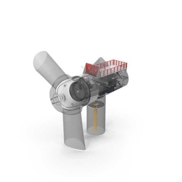 Wind Turbine Section PNG & PSD Images