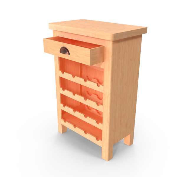 Wine Rack With Half Open Drawer PNG & PSD Images Wine Rack With Half Open Drawer PNG & PSD Images