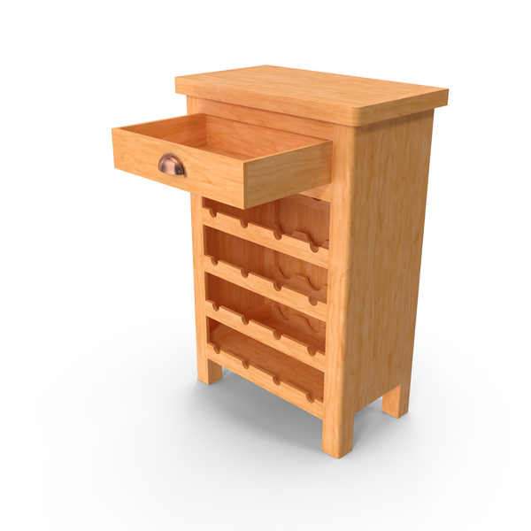 Wine Rack With Open Drawer PNG & PSD Images Wine Rack With Open Drawer PNG & PSD Images