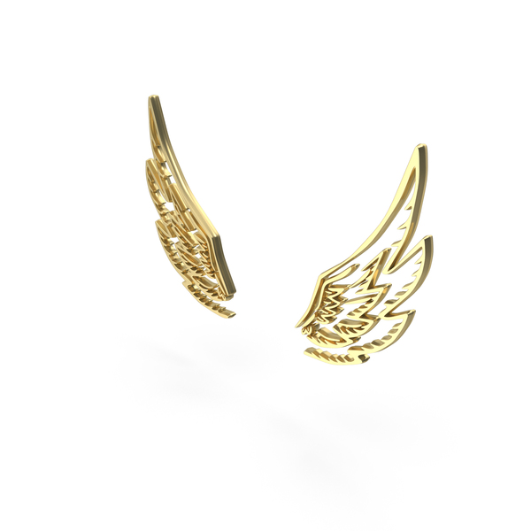 Wings Flying Gold PNG Images & PSDs for Download | PixelSquid - S116267400