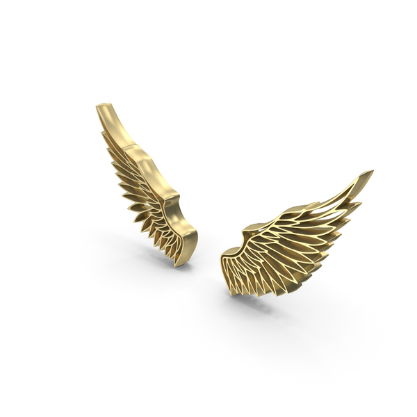 Wing: Wings Frame Boarder Fly Gold PNG & PSD Images