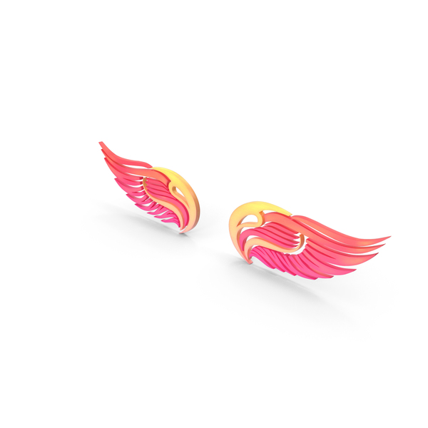 Logo: Wings Pink PNG & PSD Images Logo: Wings Pink PNG & PSD Images