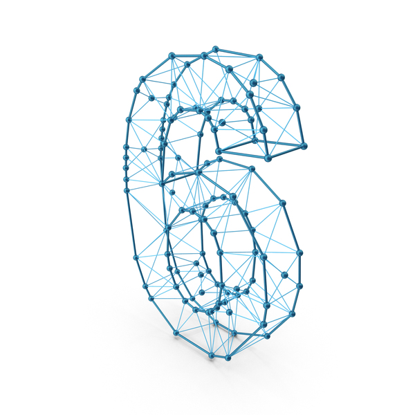 Wire Alphabet Number 6 PNG & PSD Images Wire Alphabet Number 6 PNG & PSD Images
