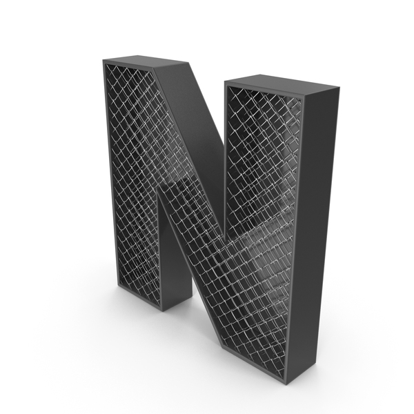 Language: Wire Fence Letter N PNG & PSD Images