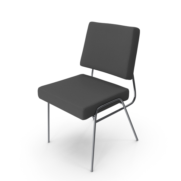 Wire Frame Upholstered Dining Chair Gray PNG & PSD Images