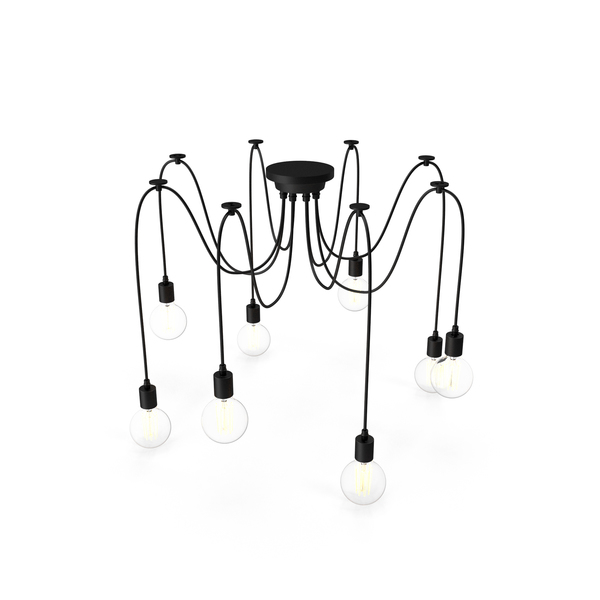 Chandelier: Wire Jungle Pendant Lights PNG & PSD Images