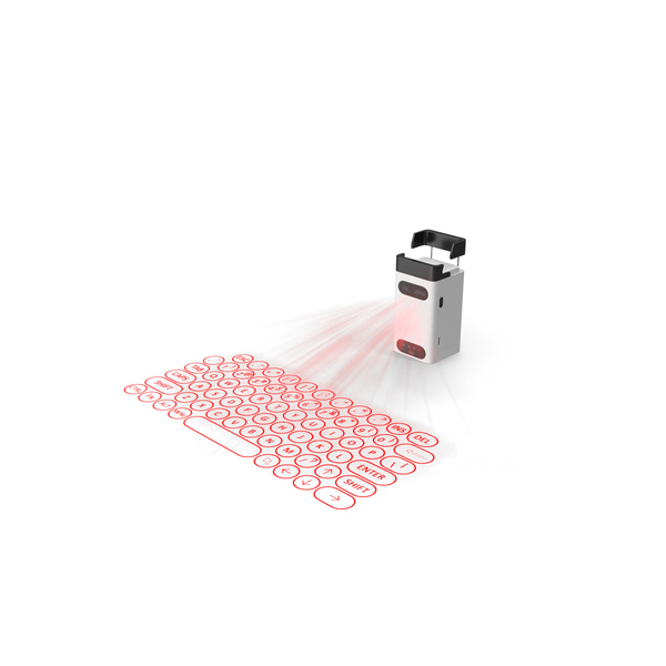 Computer: Wireless Laser Projection Virtual Keyboard PNG & PSD Images