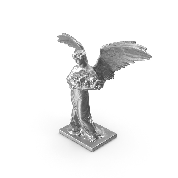 Statuette: Woman Angel Metal PNG & PSD Images Statuette: Woman Angel Metal PNG & PSD Images