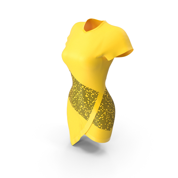 Dress: Woman Formal Yellow Gown PNG & PSD Images