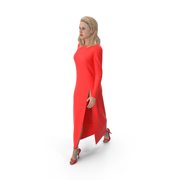 Woman In Red Dress Walking PNG & PSD Images Woman In Red Dress Walking PNG & PSD Images
