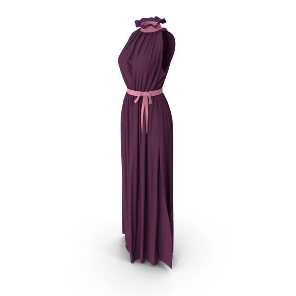 Formal Gown: Woman Maxi Dress PNG & PSD Images