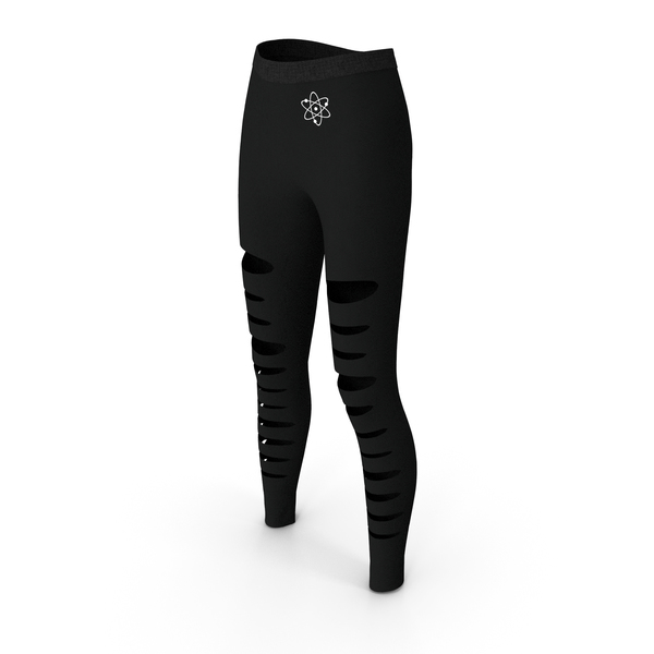 Leggings: Woman Sport Pants With Hole PNG & PSD Images