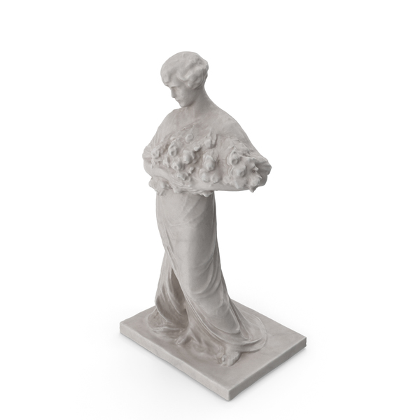 Woman With Bouquet Statue PNG & PSD Images Woman With Bouquet Statue PNG & PSD Images
