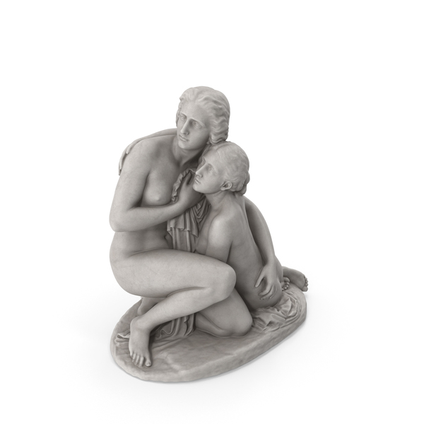 Woman: Women Embrace Statue PNG & PSD Images Woman: Women Embrace Statue PNG & PSD Images