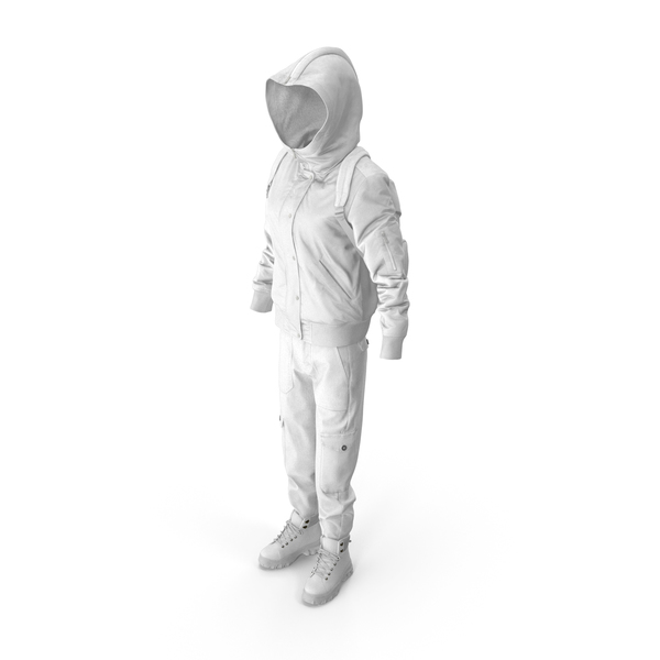 Coat: Women's Boots Pants Down Jacket Pullover Backpack White PNG & PSD Images