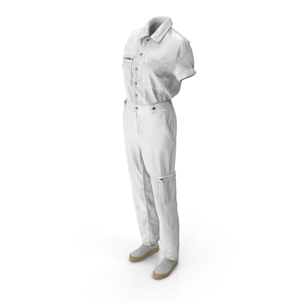 Uniform: Women's Coveralls With Sneakers PNG & PSD Images Uniform: Women's Coveralls With Sneakers PNG & PSD Images