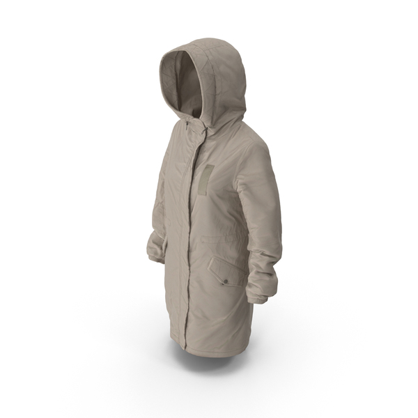 Women's Down Jacket Beige PNG & PSD Images Women's Down Jacket Beige PNG & PSD Images