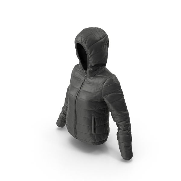 Women's Down Jacket Black PNG & PSD Images Women's Down Jacket Black PNG & PSD Images