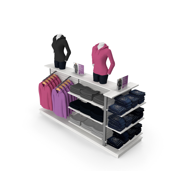 Clothes Stand: Women's Hoodies And Jeans Display PNG & PSD Images Clothes Stand: Women's Hoodies And Jeans Display PNG & PSD Images