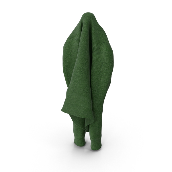 Sweater: Women's Pullover Green PNG & PSD Images