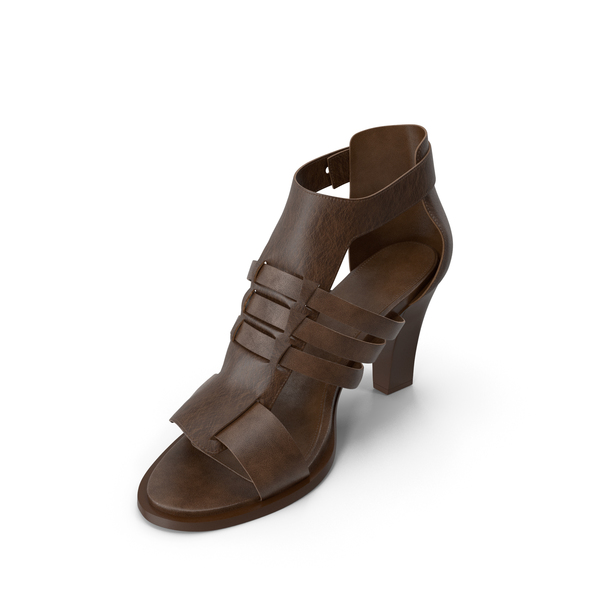 High Heels: Women's Sandals Brown PNG & PSD Images High Heels: Women's Sandals Brown PNG & PSD Images