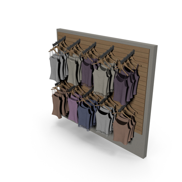 Clothes Stand: Women's Shirt Wall Display PNG & PSD Images Clothes Stand: Women's Shirt Wall Display PNG & PSD Images