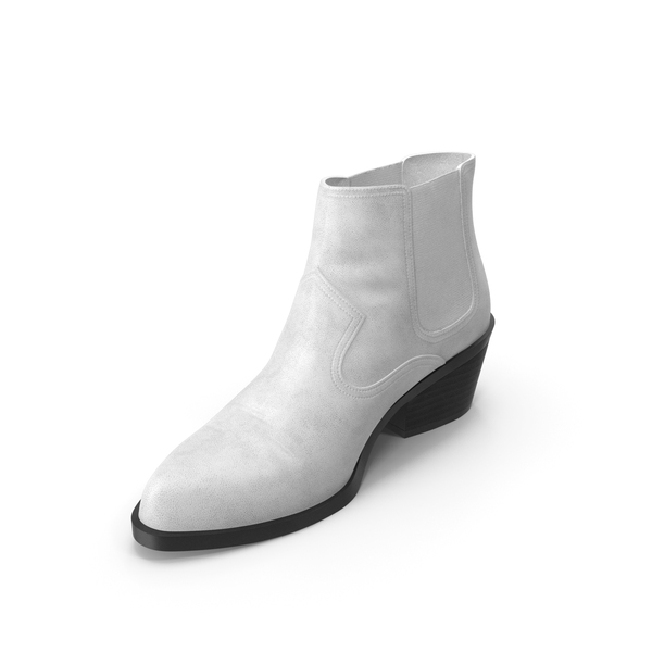 Ankle Boots: Women's Shoes White PNG & PSD Images