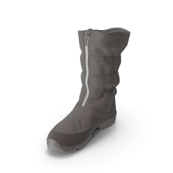 Womens Boots 2: Women's Winter Boot Brown PNG & PSD Images