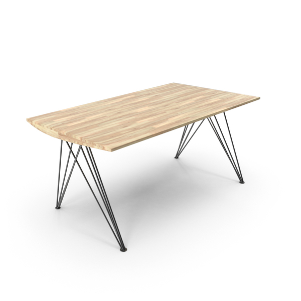 Dining: Wood and Wire Table PNG & PSD Images Dining: Wood and Wire Table PNG & PSD Images