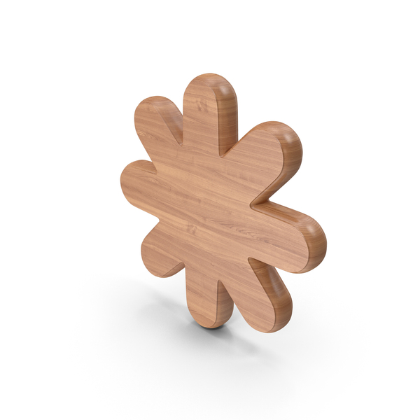 Symbols: Wood Asterisk Symbol PNG & PSD Images Symbols: Wood Asterisk Symbol PNG & PSD Images