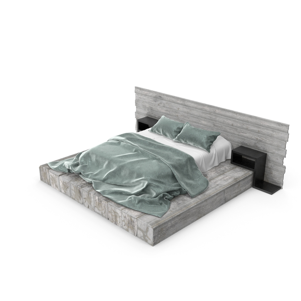 Double: Wood Bed PNG & PSD Images