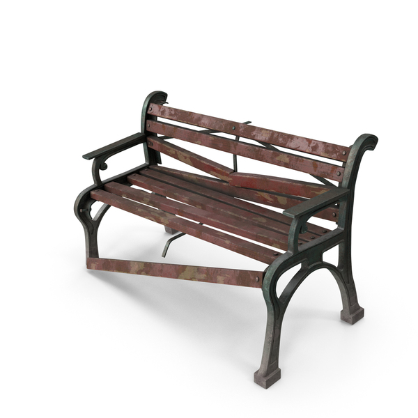 Industrial Equipment: Wood Bench Damaged PNG & PSD Images