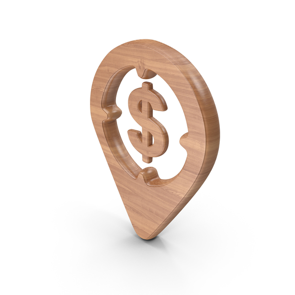 Symbols: Wood Dollar Bank Location Symbol PNG & PSD Images