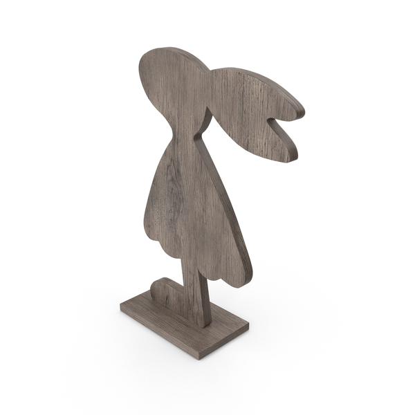 General Decor: Wood Easter Rabbit Decoration PNG & PSD Images General Decor: Wood Easter Rabbit Decoration PNG & PSD Images