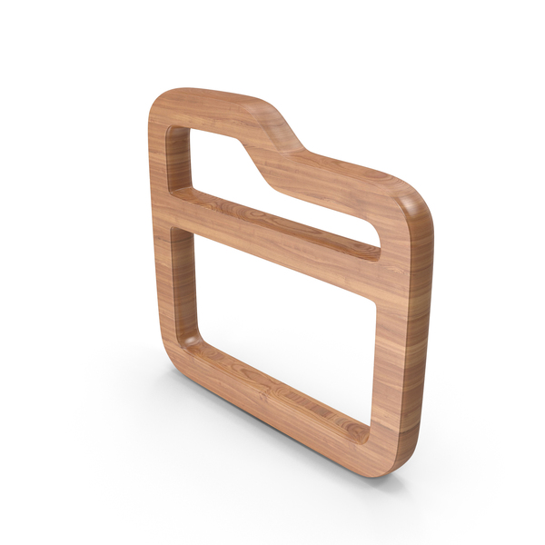 Symbols: Wood Folder Symbol PNG & PSD Images