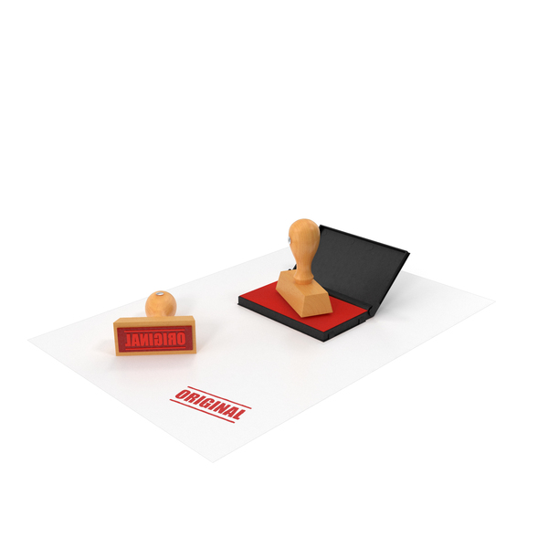 Rubber: Wood Stamp with Inkpad Original Set PNG & PSD Images Rubber: Wood Stamp with Inkpad Original Set PNG & PSD Images